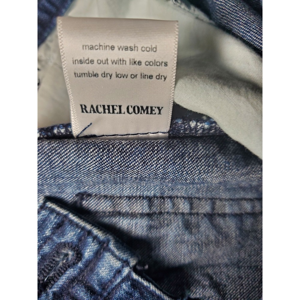 Rachel Comey Tie Dye Dip Wide Leg High Rise Frayed‎ Hem Boho Hippie Festival 6 - Picture 10 of 11